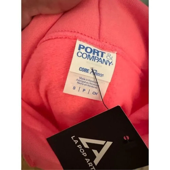 La Pop Art Logo Hoodie Sweatshirt Size Small - Picture 5 of 5